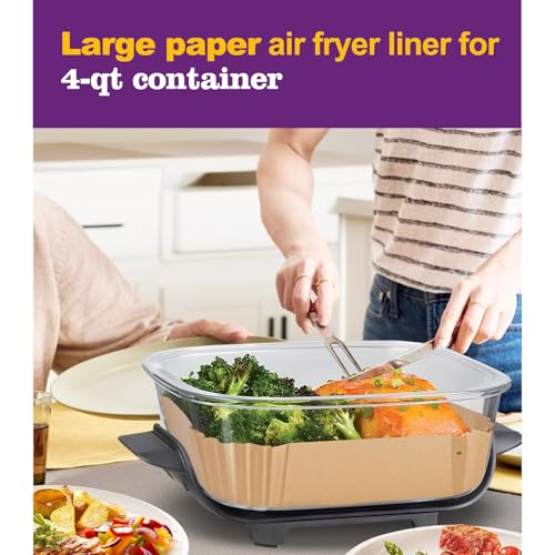 Air Fryer Liners Disposable for Ninja Crispi (4 QT & 6 Cup 260 pcs)