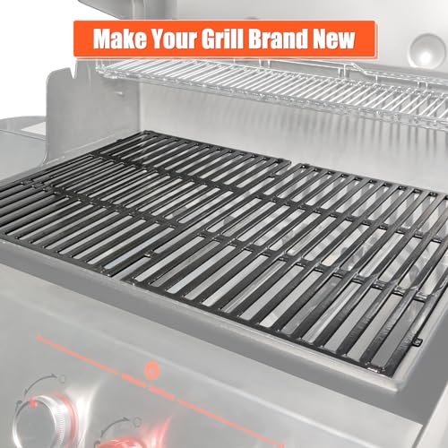 18.75 Inch Grill Grates for Weber Genesis II 300 Series (18.75" x 13.25" – 2 Pack)