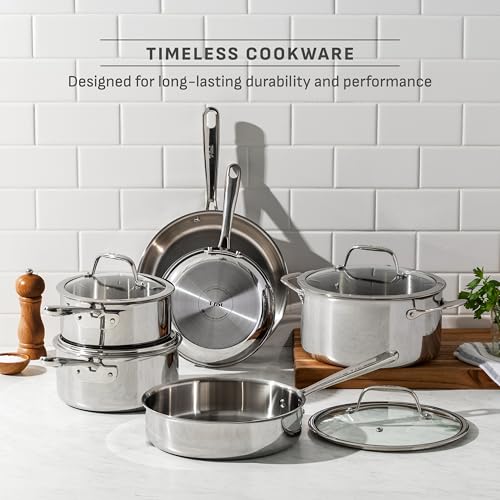 Pro Tri Ply Stainless Steel 10 (Cookware set / 10-Piece)