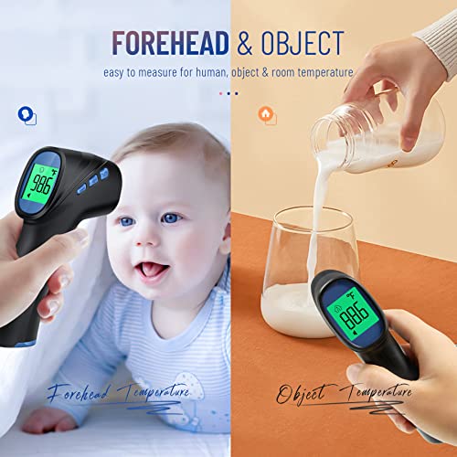Forehead Thermometer for Adults and Kids (Black)