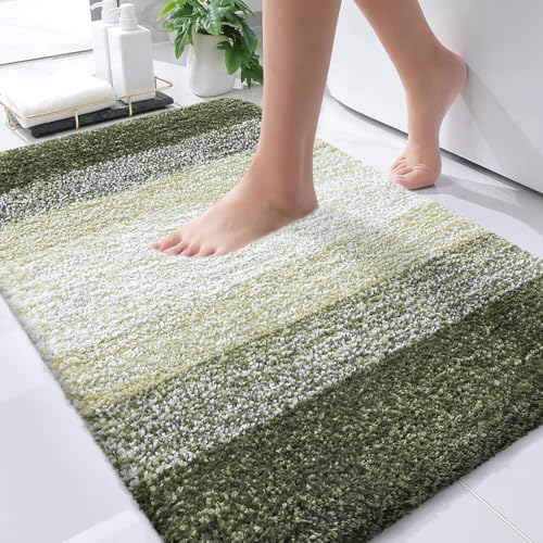 Bathroom Rugs Mat 34x21 (34" X 21" / Dark Green)