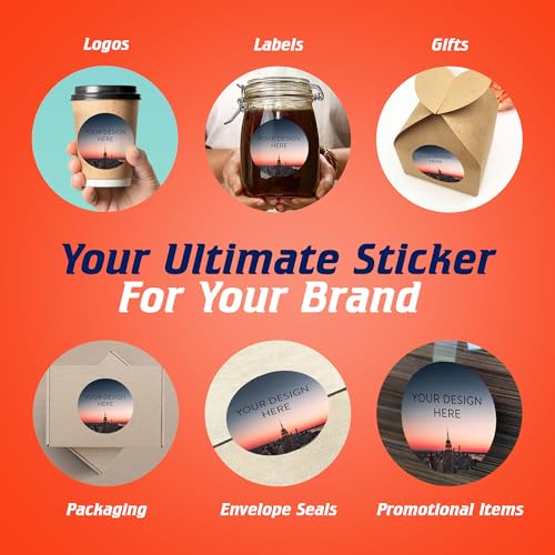Custom Vinyl Stickers Your Image (100 Count)