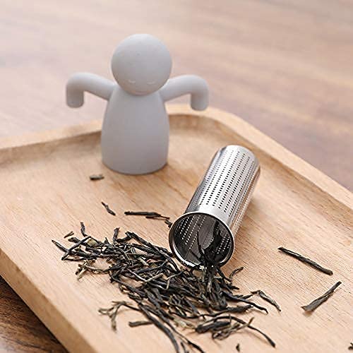Tea Infuser for Loose Leaf Tea Extra Fine Mesh Tea Steeper Gray (A-Gray)