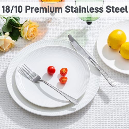 40 Pcs Silverware Set 18 (40-Piece / Silver)