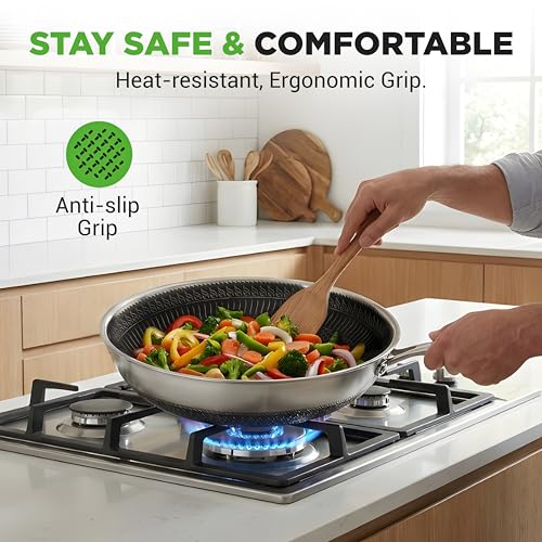 12" Stainless Steel Wok (Stainless Steel)