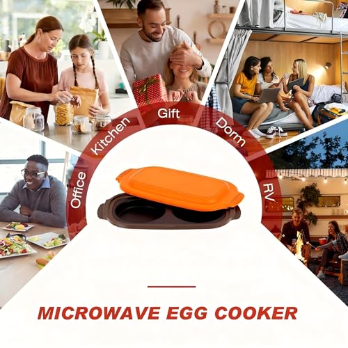 Microwave Egg Cooker (Orange)