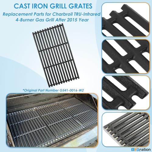 17 x 9 1 2 inch Grill Grate for Charbroil Tru Infrared 4 Burner 463255020 463242715 463242716 463276016 466242715 463257520 466242815 466242816 (17" x 9.5")