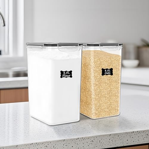 2 PC Flour Sugar Storage Containers (8.5 L - 2 Pack)