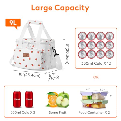 Medium Lunch Bag (Strawberry / Medium(9L))
