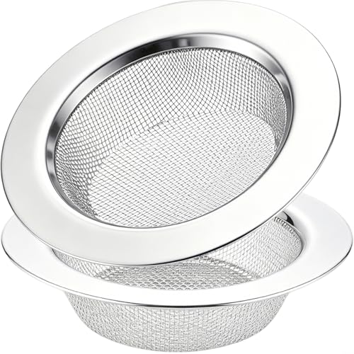 2 PCS Kitchen Sink Strainer Stainless Steel (2 Count)