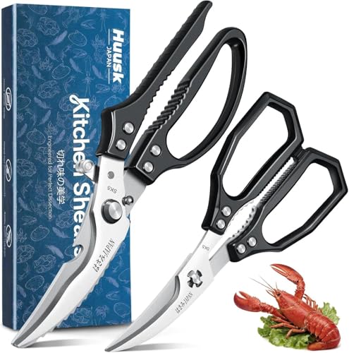 Black Kitchen Scissors Set (Black / 2)