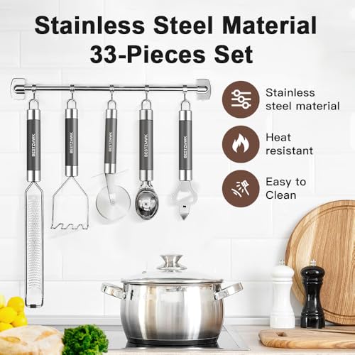 Kitchen Utensils Set (Gray)