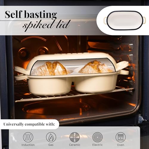 Dutch Oven For Sourdough Bread Baking (Cream)