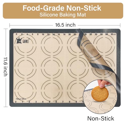 2 Pack Silicone Baking Mats (2PCS-GR)