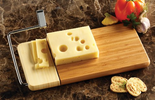 126 B Prodyne Bamboo Cheese Slicer (12" x 6" / Bamboo)