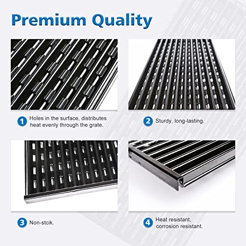 G460-0500-W1 Grill Grates for Char-Broil TRU-Infrared 2-Burner 463633316 (17" x 17")