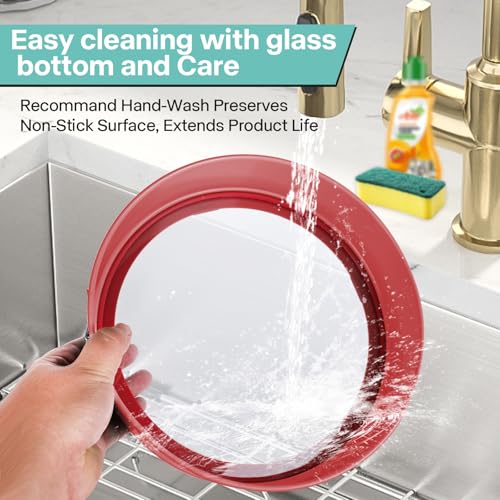 10In Glass Bottom Springform Pan