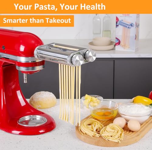 Pasta Maker Attachment for KitchenAid Stand Mixers