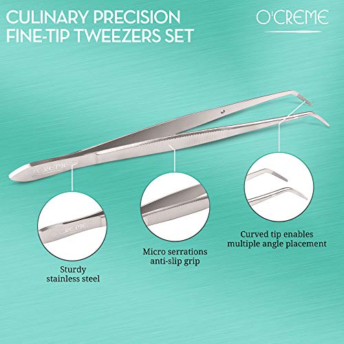 Curved Tweezers 6.25 Inch Fine