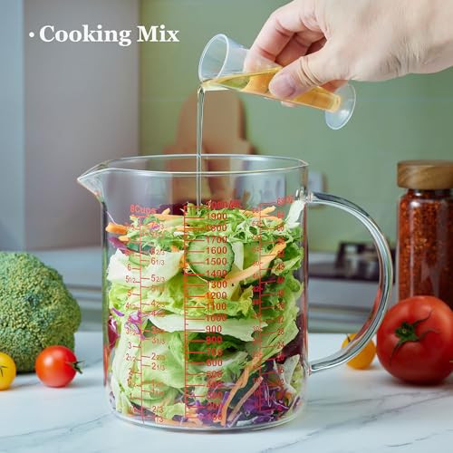 Glass Measuring Cup (2000ml/64OZ)