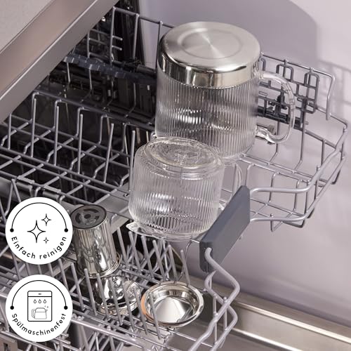 Kelly Midi Borosilicate Glass Teapot Set with Infuser (2 L / 1 L / Kelly Glass)