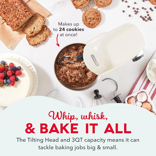 3.5QT Tilt Head Stand Mixer (3.5 Quart / Cream)