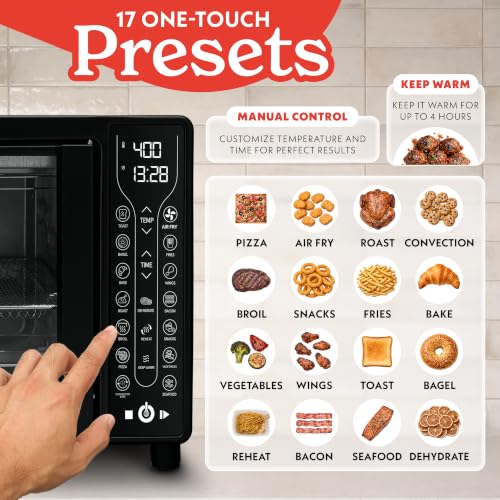 Toaster Oven 6 (Black – 17 Presets)