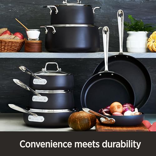 HA1 Nonstick Fry Pan Set with lids (10" + 12" Fry Pan Set)