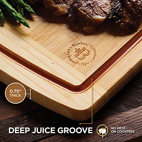 Bamboo Cutting Board Extra Large (18"L x 12"W)