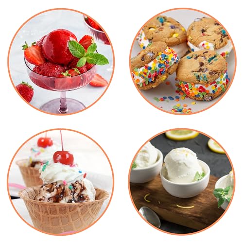 Electric Ice Cream Maker (4 Qt / Aqua/White)