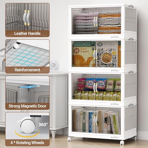 300Qt Stackable Storage Bins with Lid (3 Count)
