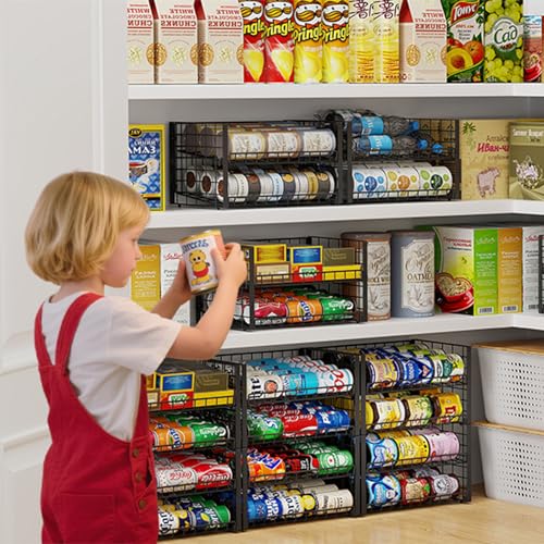 3 Tier Stackable Can Rack Organizer (2 Count)