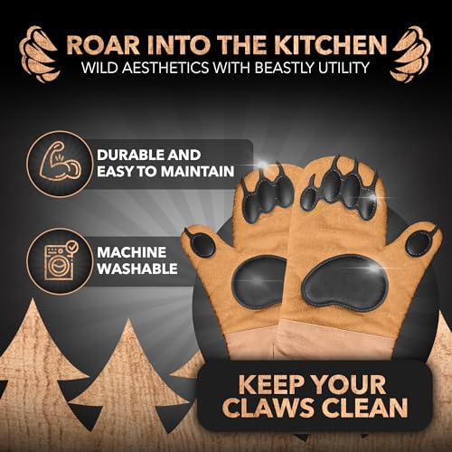 Bear Paw Oven Mitts