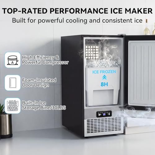 Under Counter Ice Maker (Stainless Steel)