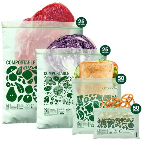 Compostable Zip Sandwich Bags (All Sizes)