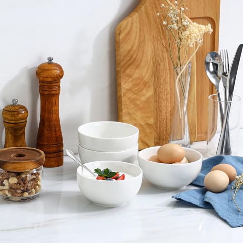 Ceramic Ice Cream Bowls (White / 12 Oz)