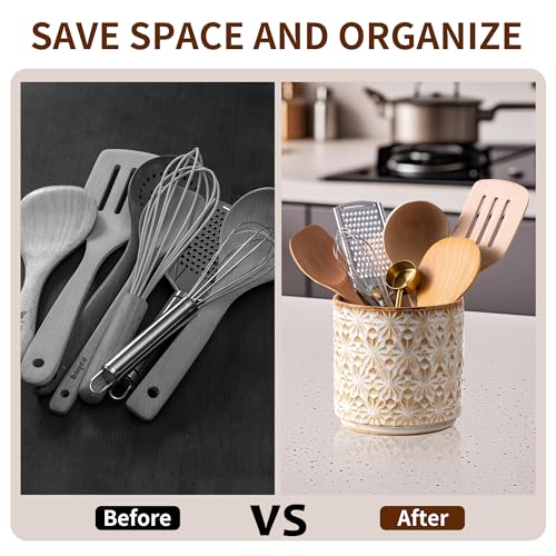 Japanese Utensil Holder for Ceramic Kitchen Counter
