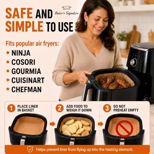 Air Fryer Paper Liners (125 Count)