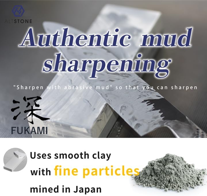Whetstone Sharpening stone medium 1000 finishing 3000 w/Nagura, 7.1" x 2.4" x 0.8" (Pro Power. Perfectly Compact for home use), Made in Japan (#1000/#3000)