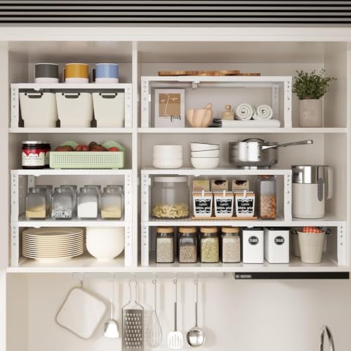 Expandable Spice Rack & Kitchen Cabinet Organizer (3 Count)