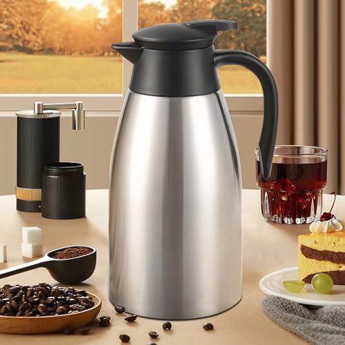 70oz Thermal Coffee Carafe (Silver+Silver)
