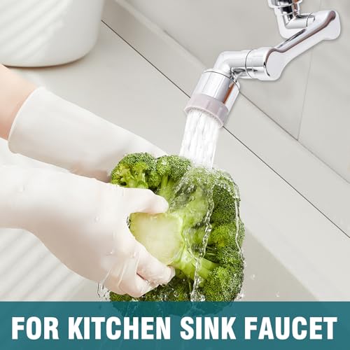 Faucet extender 1080 ° rotation (silvery)