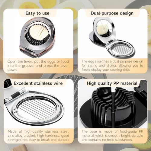 Egg Slicer for Hard Boiled Eggs