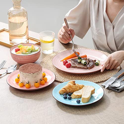Ceramic Dinnerware Sets (Gradient Color / 12 Pieces)