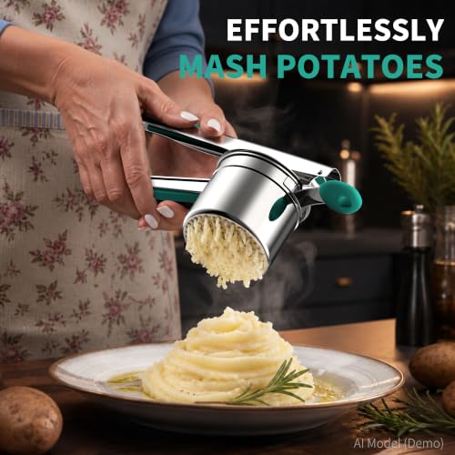 15oz Stainless Steel Potato Masher Ricer (SPR-G)