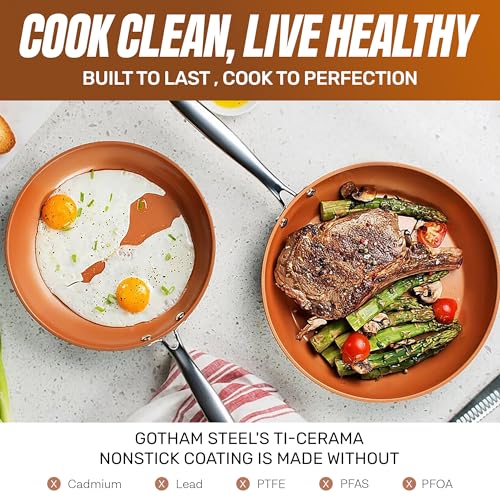 20 Pc Pots and Pans Set Non Stick Ceramic Cookware (20 Piece Set)
