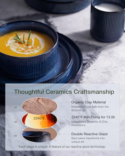 Star Dinnerware Sets with Mugs (Nebulas Blue)