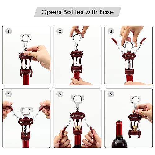 Wine Opener Premium Wing Corkscrew Wine Bottle Opener
