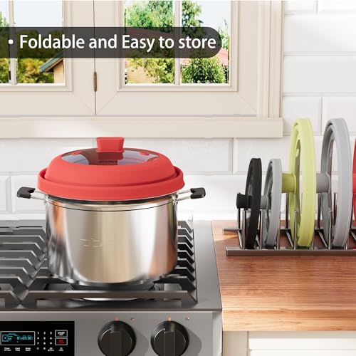 Microwave Splatter Cover (Red / 9 inch)