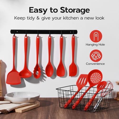Cooking Utensils Set (Apple Red)